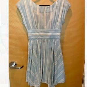 Blue and White Anthropologie Dress